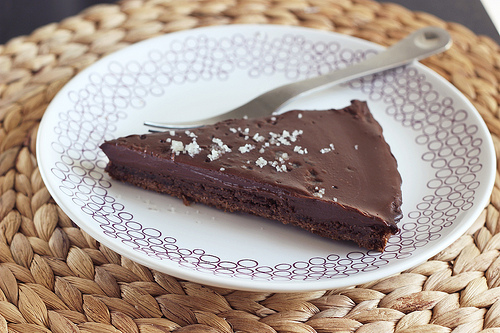 chocolate salted tart