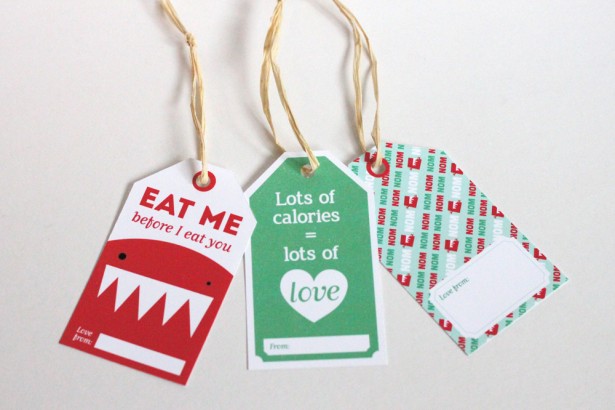 gift tags eat me before I eat you